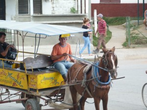 Rural Cuba taxi