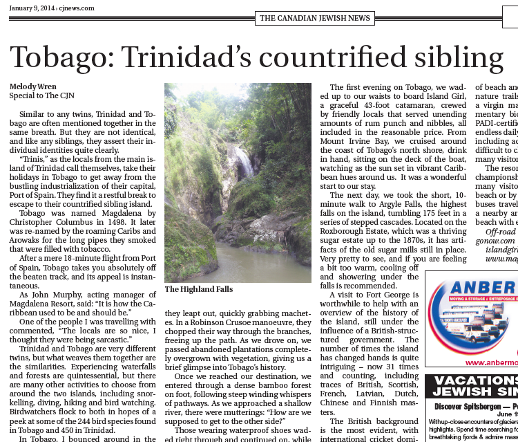Tobago: Trinidad’s Countrified Sibling