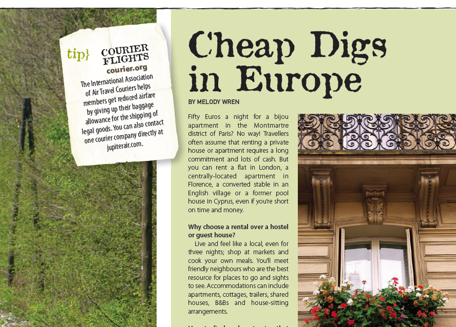 Cheap Digs in Europe