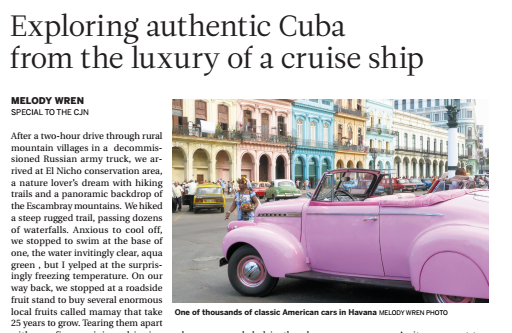 Exploring authentic Cuba from the luxury of a cruise ship