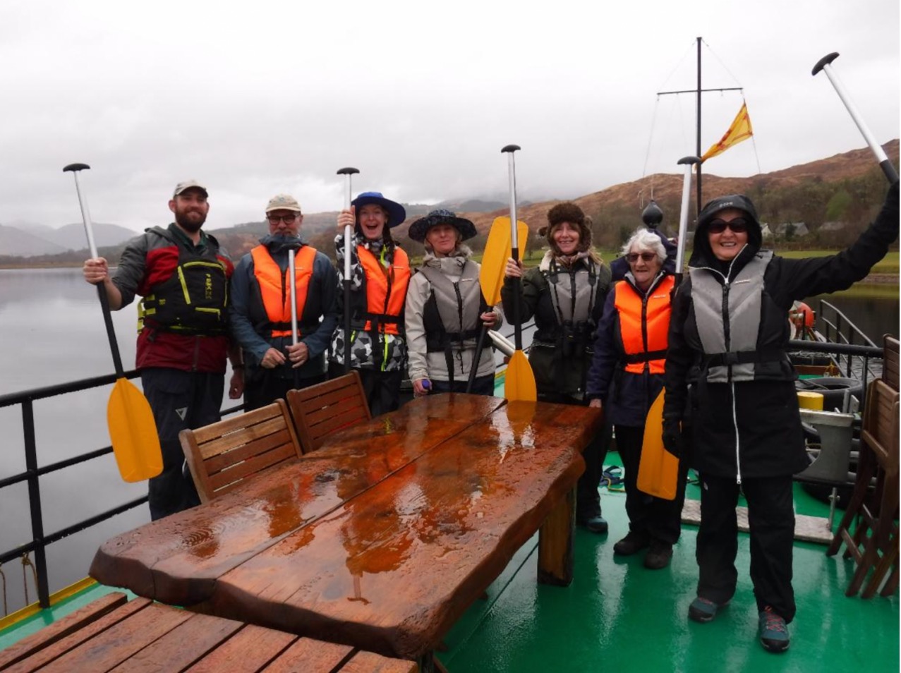 Barge into Scotland